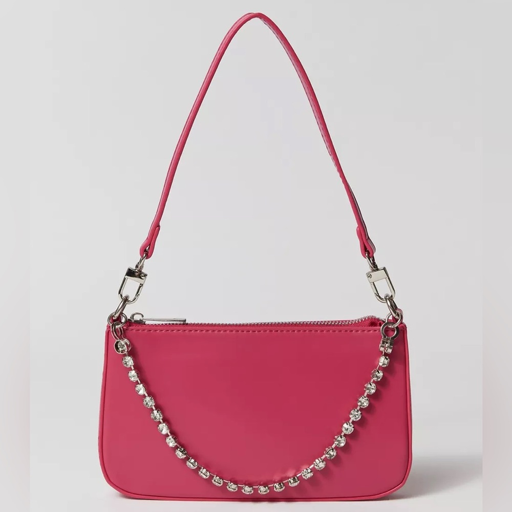 Kimchi Blue Paige Chain Baguette Bag mini bag shoulder bag pink